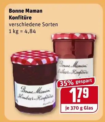 REWE Bonne Maman Konfitüre 370g Glas Angebot