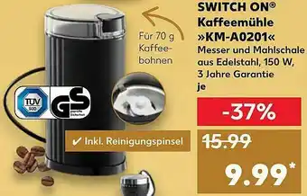 Kaufland Switch On Kaffeemühle »km-a0201« Angebot