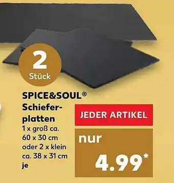 Kaufland Spice&soul Schiefer-platten Angebot