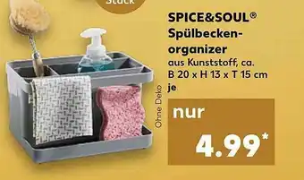 Kaufland Spice&soul Spülbecken-organizer Angebot