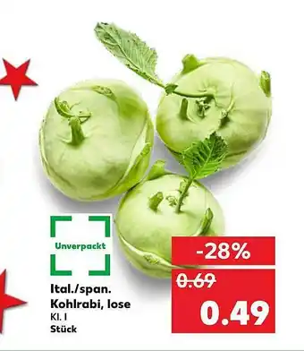 Kaufland Ital. Span. Kohlrabi Lose Angebot