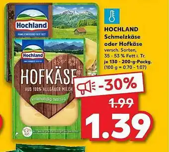 Kaufland Hochland Schmelzkäse Oder Hofkäse Angebot