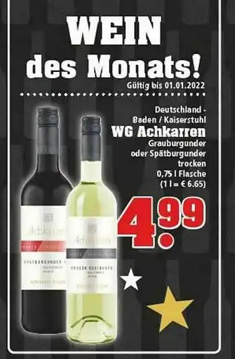 trinkgut Deutschland - Baden Kaiserstuhl Wg Achkarren Angebot