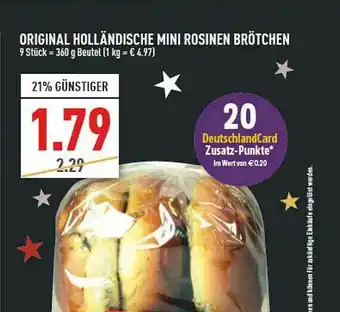 Marktkauf Original Holländische Mini Rosinen Brötchen Angebot