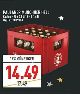 Marktkauf Paulaner Müchner Hell Angebot