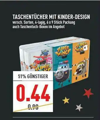 Marktkauf Taschentücher Mit Kinder-design Angebot