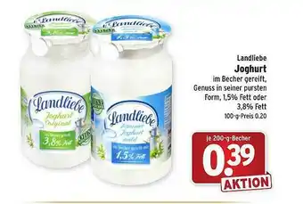 Wasgau Landliebe Joghurt Angebot