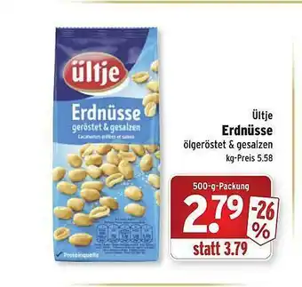 Wasgau ültje Erdnüsse Angebot