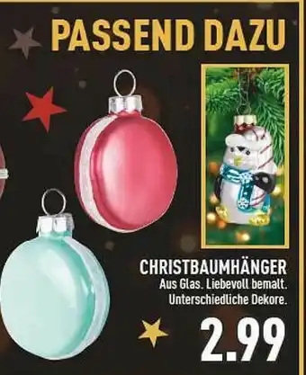 Marktkauf Christbaumhänger Angebot