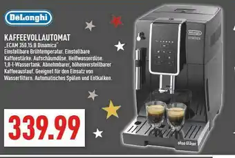 Marktkauf Delonghi Kaffeevollautomat „ecam 350.15.b Dinamica“ Angebot