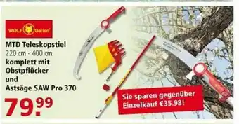 Multi Markt Mtd Teleskopstiel Angebot