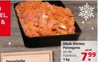 Multi Markt Dtsch. Frisches Putengyros Angebot