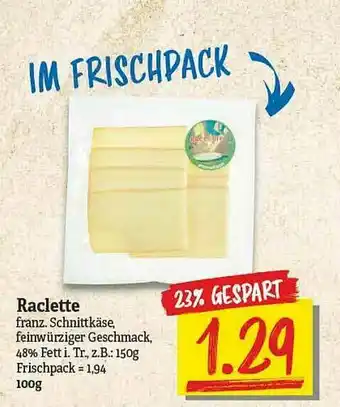 NP Discount Raclette Angebot