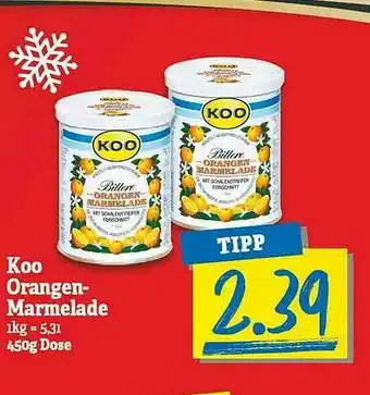 NP Discount Koo Orangen-marmelade Angebot