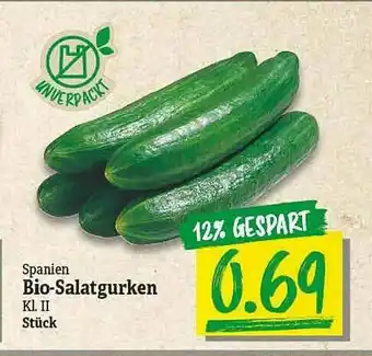 NP Discount Spanien Bio-salatgurken Angebot