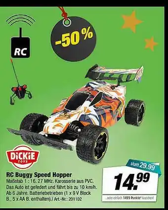 Rofu Kinderland Rc Buggy Speed Hopper Dickie Toys Angebot