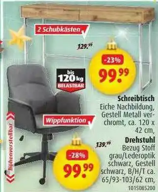 ROLLER Schreibtisch Drehstuhl Angebot