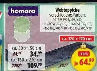 ROLLER Webteppiche Homara Angebot