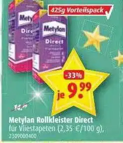 ROLLER Metylan Rollkleister Direct Angebot