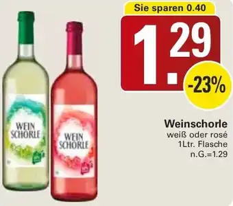 WEZ Weinschorle Angebot