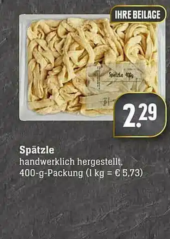 Scheck-in-Center Spätzle Angebot