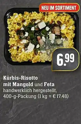 Scheck-in-Center Kürbis-risotto Mit Mangold Und Feta Angebot