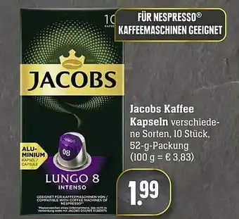 Scheck-in-Center Jacobs Kaffee Kapseln Angebot