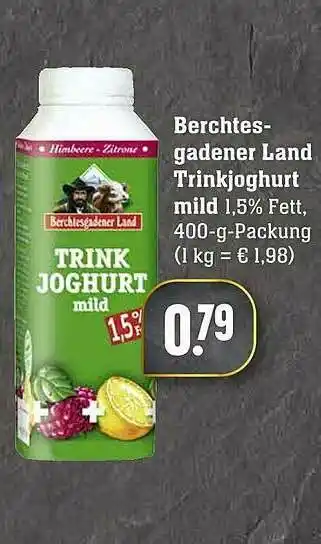 Scheck-in-Center Berchtes-gadener Land Trinkjoghurt Mild Angebot