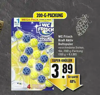 Scheck-in-Center Wc Frisch Kraft Aktiv Duftspüler Angebot