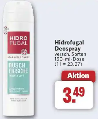 Combi Hidrofugal Deospray Angebot