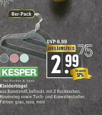 Scheck-in-Center Kesper Kleiderbügel Angebot