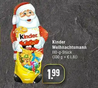 Scheck-in-Center Kinder Weihnachtsmann Angebot