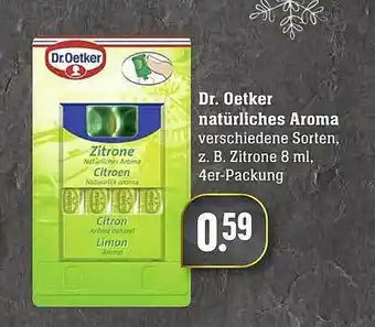 Scheck-in-Center Dr. Oetker Natürliches Aroma Angebot