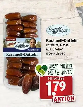 Wasgau Karamell-datteln Sanlucar Angebot