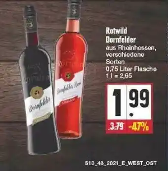 Edeka Rotwild Dornfelder Angebot