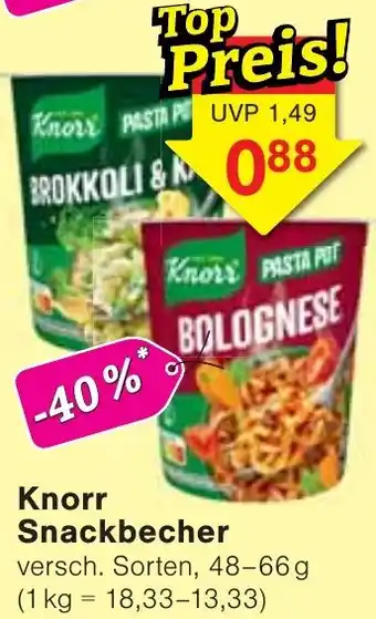 Jawoll Knorr Snackbecher Angebot