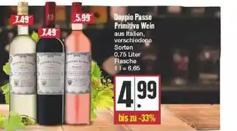 Edeka Doppio Passo Primitivo Wein Angebot