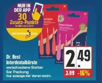 Edeka Dr Best Interdentalbürste Angebot