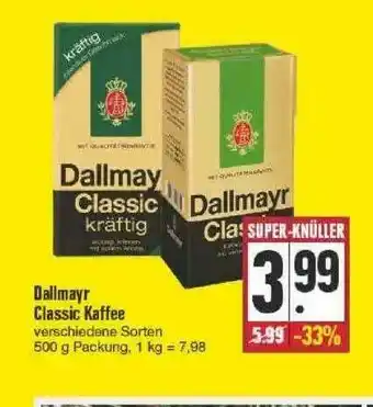 Edeka Dallmayr Classic Kaffee Angebot