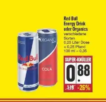 Edeka Red Bull Energy Drink Oder Organics Angebot