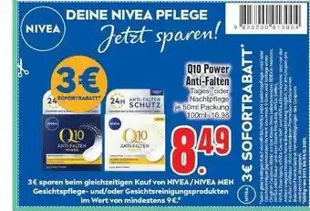 Edeka Nivea Q10 Power Anti-falten Angebot