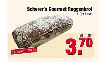 Edeka Scherer Scherer's Gourmet Roggenbrot Angebot