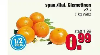 Edeka Scherer Span. Ital. Clementinen Angebot