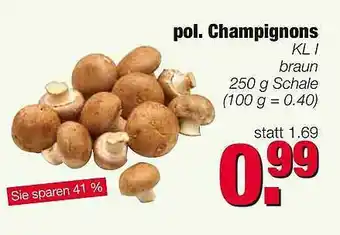 Edeka Scherer Pol. Champignons Angebot