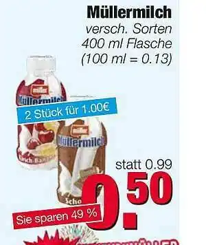 Edeka Scherer Müllermilch Angebot