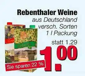 Edeka Scherer Rebenthaler Weine Angebot