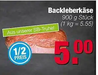 Edeka Scherer Backleberkäse Angebot