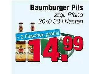 Edeka Scherer Baumburger Pils Angebot