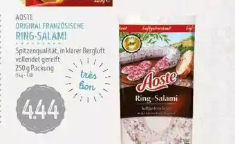 Edeka Struve Aoste Original Französische Ring-salami Angebot