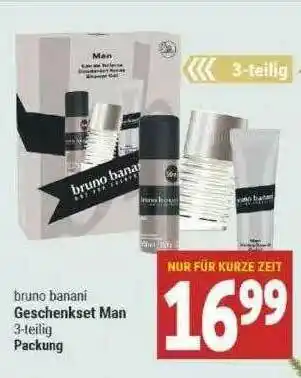 Marktkauf Bruno Banani Geschenkset Man 3-teilig Angebot